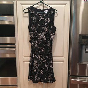 NWT Elle Black floral dress size M